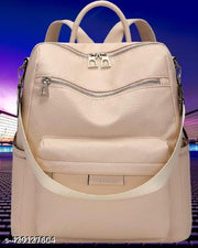 MomsyStore Women Leather Backpacks For Daily Travel Daypacks