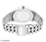Dial, Day & Date Functioning, Stainless Steel Strap Analog Watch for Men (Dial-Silver)Men's sports watches,Men's chronograph watches,Men's automatic watches,Men's mechanical watches,Men's digital watches,Men's smartwatches,