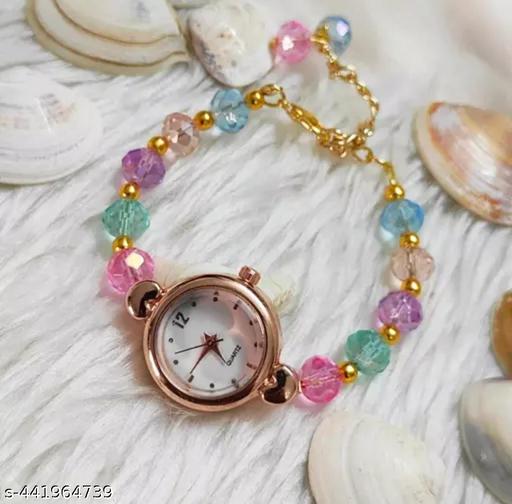 New Design crystals beads trending korean watch || Women Watch || watch for girls || girls watch