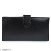 Regular fancy Women's Faux Leather with Zip Pocket, Multiple Card Holders and Pocket Wallet