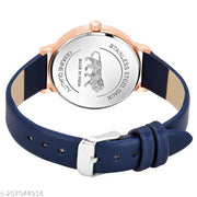New Ethnic Flower Designer Leather Belt Analog Watches for Women Watches for Girls