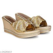 Albela Women's Trendy Partywear/Wedding Wedge Heel Sandal