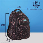 Hyper Adam School Bags for Girls College Backpack Coaching Bag School Backpack Tuition Bag Waterproof School Bag (Brown, 36 L)
