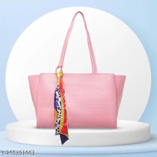 Trendy And Fashionable Tote Bag | Stylish Crocodile Texture Handbag | Classy Daily Companion Shoulder Bag | Travel Type Tote Handbag For Women's & Girls.