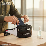 Premium Waist Bag for Men & Women | Multipurpose 5 Zipper Design