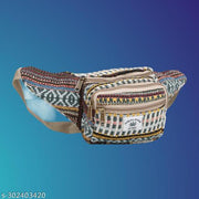 KRYSTAL Boho Fanny Pack Belt Bag I Hemp Fanny Packs for Women Fashionable - Plus Size Boho Fanny Pack - Crossbody Bag Bum bag Waist Bag Hippie Fanny Pack (Multicolour) Pack of 1