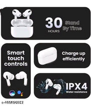 Earbot Wireless Earbuds Bluetooth  (White, True Wireless)Bluetooth Truly Wireless in Ear Earbuds with Noise Cancellation