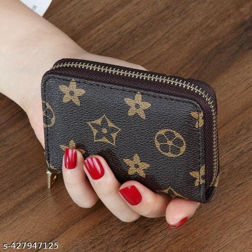 Printed Card holder for woman