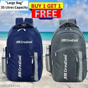 Large Unisex 35L backpack Bag Combo Pack of 2 For Mens/Women for Office/Travelling/Casual usage