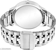 HC HARMI CREATIVE Combo (Pack of 2) BUY 1 GET 1 FREE   Analog Watch - For Men Steel and  Tranding Pu Belt Quartz Watch Strap For Mens and Boys (Combo Set of 2)