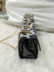 Fancy stylish tigar print purse for ladies