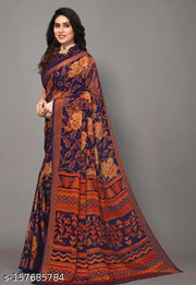 SANWARIYA SILK ZONE FANCY BRASSO SAREE WITH UNSTITCHED BLOUSE