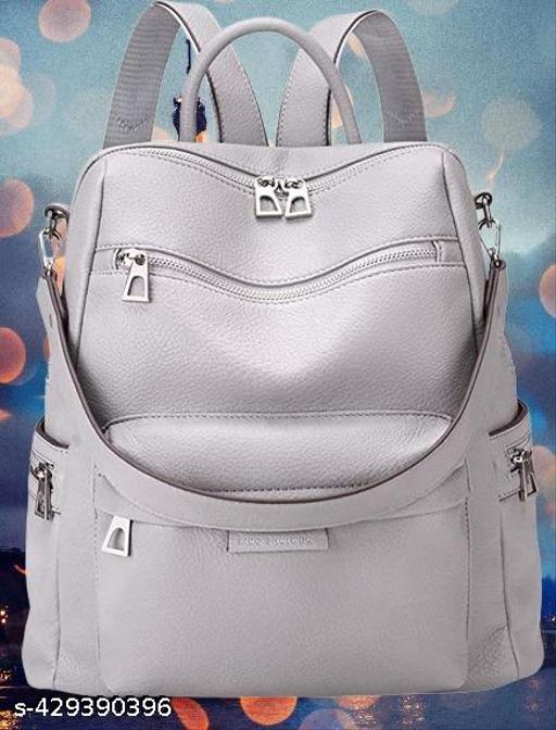 MomsyStore Leatherette Backpacks For Women And Girls