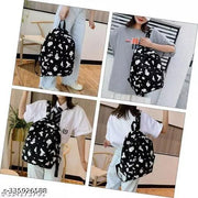 Latest Trending Stylish Waterproof Lightweight Casual Simple College School Bag & Tuition Girls Backpack
