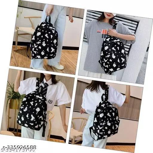 Latest Trending Stylish Waterproof Lightweight Casual Simple College School Bag & Tuition Girls Backpack
