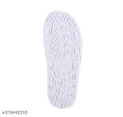 Men Flip Flop Slides Slippers (White)