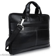 SB BAG Sleek Laptop Messenger Bags for On-the- (Black)
