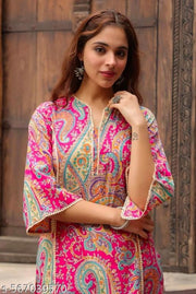 LACE KURTI pink