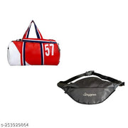 Gym bag and waist bag combo