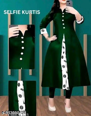 Selfi Cotton Branded Kurti