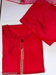Maroon moti lace bandhani duptta kurti pent