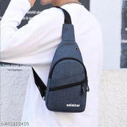 N.V.G STORE Crossbody Shoulder Backpack/Chest Sling Bag/One Strap/One Side/Earphone -hole With Anti-theft OEM Logo Sling Bag For Travel/ Office /Business/Messenger Purpose (NAVI BLUE )