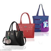 Latest Trendy Women/Girl Light Weight handbag Combo Pack of 2