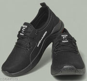 FK - Black Sports Shoes – Comfort & Style Combined.