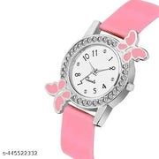 Girls Rubber Casual Analog Watches(Pink)