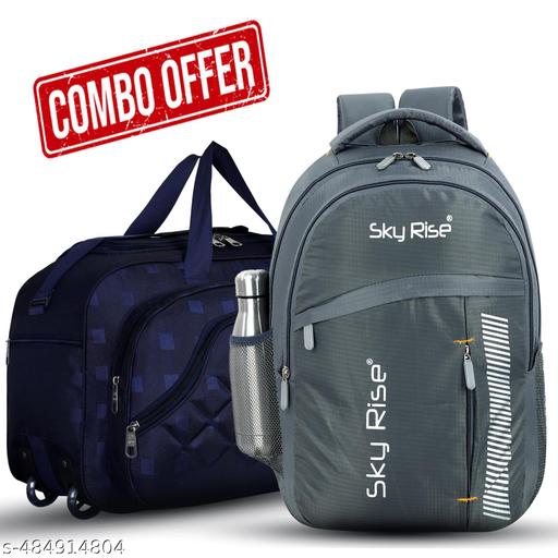 35 L Casual Waterproof 1Backpack + 1 duffel bags for Men Women Boys Girls/Office School College Teens & Students