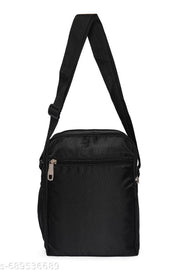 Fashion Tribe Unisex Cross Body sling bag messenger bag shoulder bag crossbody pouch women sling bag (BLACK&TEAL )