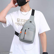 1pc Durable Chest Bag, Outdoor Mountaineering Cycling Travel Crossbody Bag, Small Lightweight Portable Waist Bag, Three-layer Large Capacity Fanny Pack