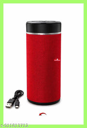 Kt125 High Bass 10W Bluetooth Speaker Thunder Sound Portable  AUX , USB , SD Card,4 hour battery backup,RED pack of 1