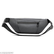 Waist Bag for Men & Women | Water-Resistant Crossbody Sling Fanny Pack with Dual Zipper Compartments & Adjustable Strap for Travel & Daily Use