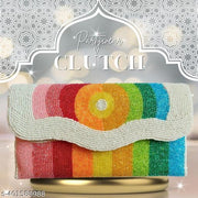 Styles Latest MultiColour Women Clutch & Purse ||REAL LIFE PEARL SHINING ATTRACTIVE AND IMPRESSIVE FESTIVE/PARTY/WEDDING/BRIDAL CLUTCH FOR WOMEN