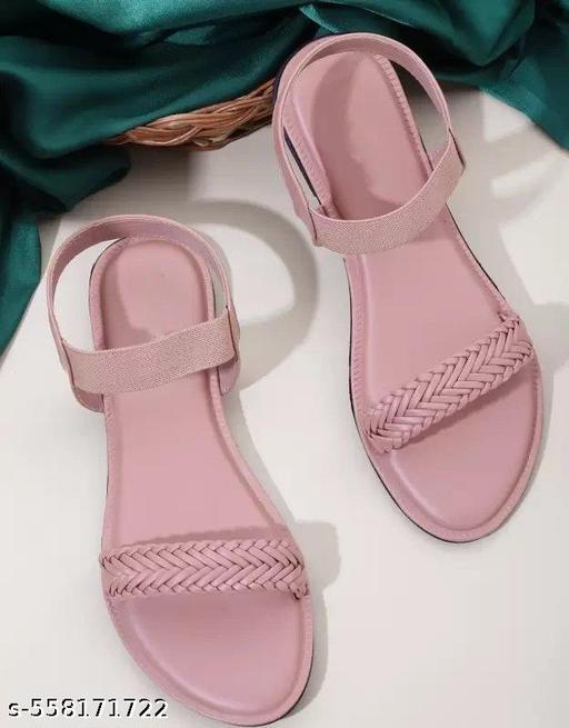 Solvyn Trendy Stylish Pink Women’s Flats Sandals