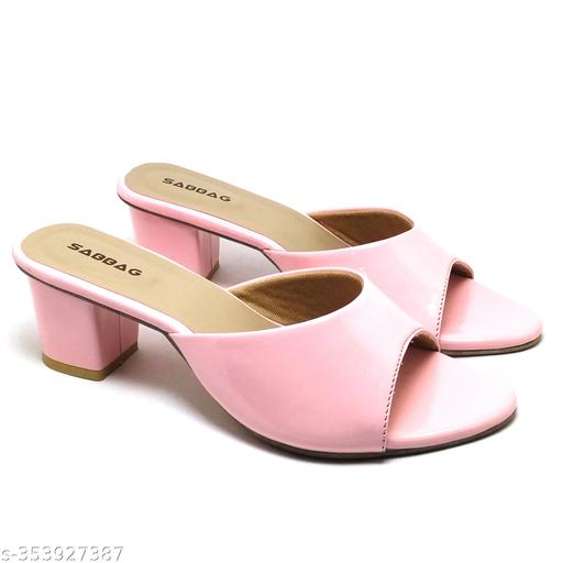 Orally Casual Block Heel Slipper For Women And Girl