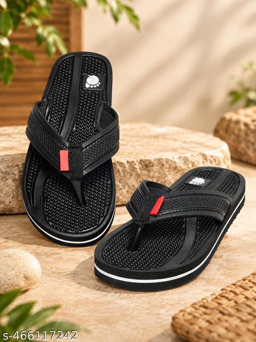 Ortho + Rest Doctor Orthopedic Slippers for Men | Anti-Skid Flip Flops with Acupressure Massage Footbed | Extra Soft and Comfortable Doctor-Recommended Chappal for Pain Relief