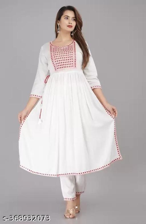 KUNJAL  EMBROIDARY KURTI