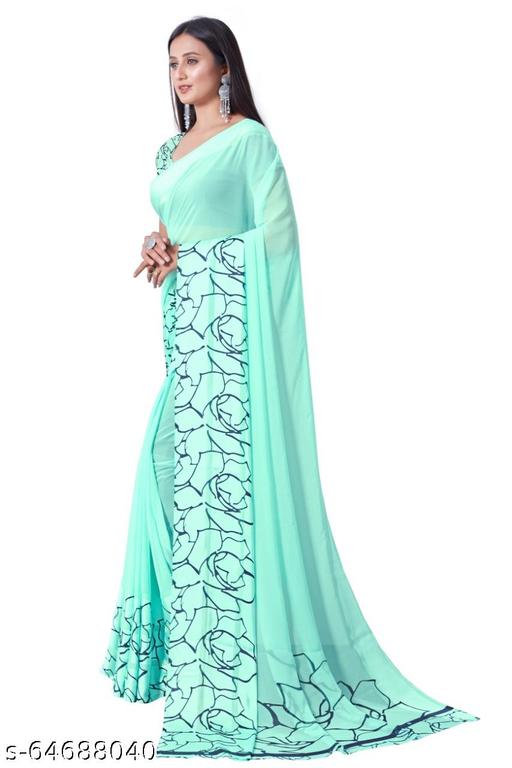 WOMEN'S SATIN PATTA SAREE
