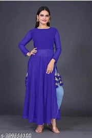 Nyra Cut kurti , Georgette kutti , kurti for jeans , Straight kurti , fancy kurti , kurti for women