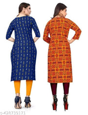Festive and daily wear kurti for women-Combo piece_2