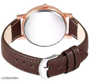 Attractive Flower Design Leather Belt Analog Combo Watches for Womens & Girls