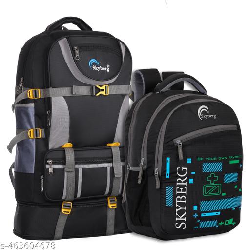 50L Rucksack & 30L Backpack Combo - Ideal for Travel, Hiking, and Daily Use