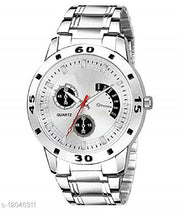 MMD Stainless Steel White Dial Analog Men's and BOY'SWatch
