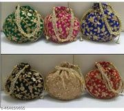 Women Designer Potli Handbags Combo Set for Women and Girls
