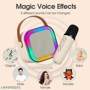 Kidsaholic Karaoke Microphone with Speaker | Wireless Bluetooth Mic for Singing | Rechargeable Kids Mic with Speaker 3–12 Years | Portable Karaoke Mic for Boys & Girls 