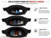 Holdex Adjustable Waist Bag for Men & Women | Lightweight Fanny Pack