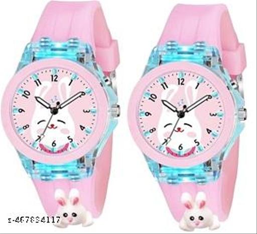 KIDS WATCH BEST WATCH GIRL AND BOY WATCH 3D CARTOON WATCH 3D CARTOON CARACTER Watch for Kids HELLO KITTY Digital Lighting Glowing Kid Watch with LIGHT for Boys and Girl ((Multicolor Kids Watch) [3-10 Years]