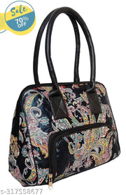 Latest Fashionable women duffle handbag with Digital Printed design.